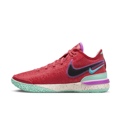 Nike lebron pink basketball shoes hotsell